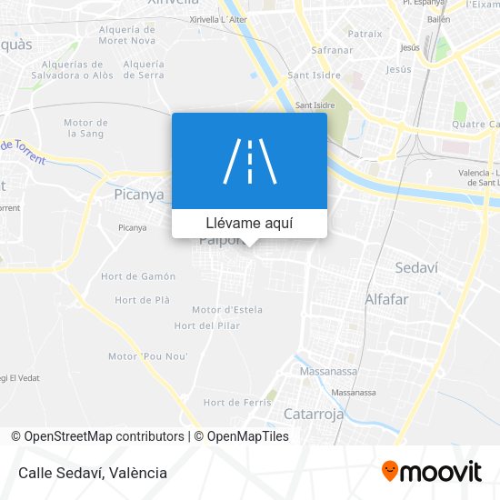 Mapa Calle Sedaví