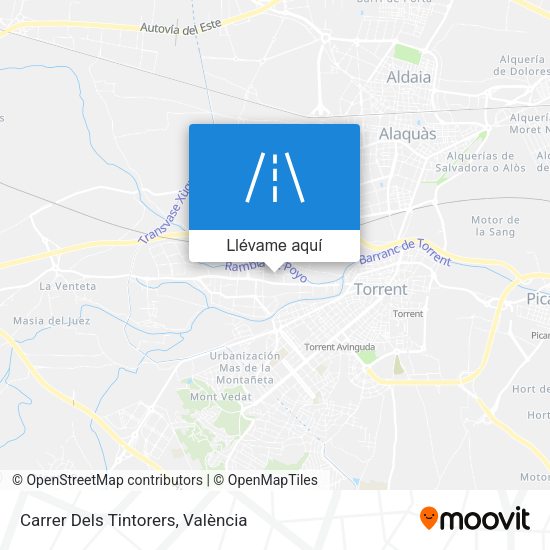 Mapa Carrer Dels Tintorers