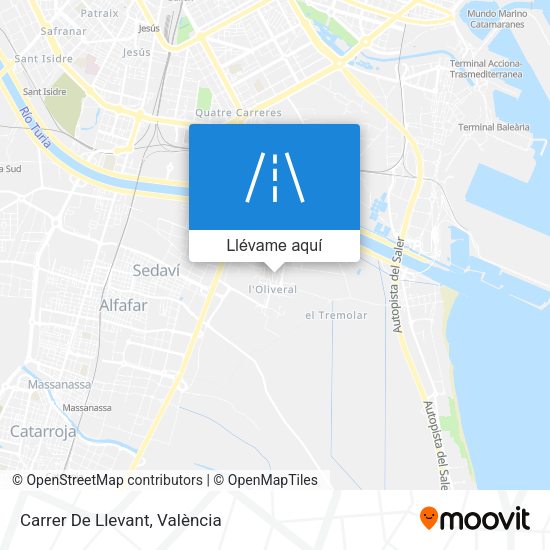 Mapa Carrer De Llevant