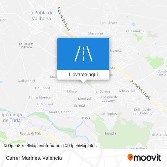 Mapa Carrer Marines