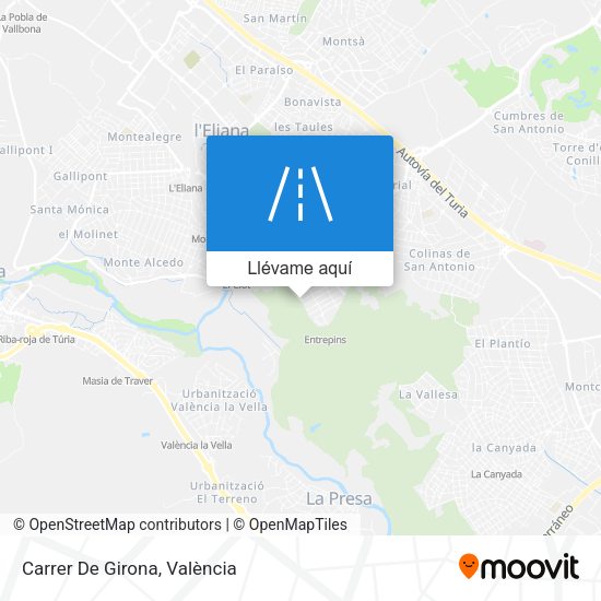 Mapa Carrer De Girona