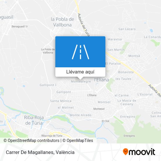 Mapa Carrer De Magallanes