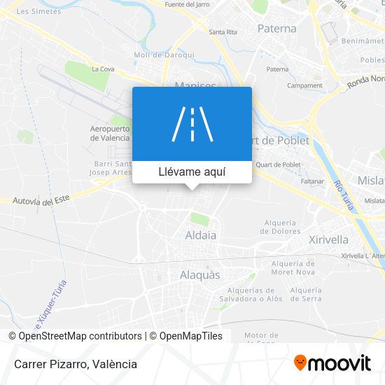 Mapa Carrer Pizarro