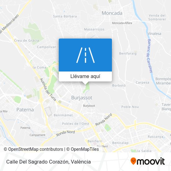 Mapa Calle Del Sagrado Corazón