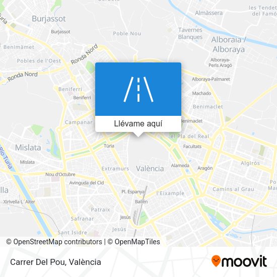 Mapa Carrer Del Pou