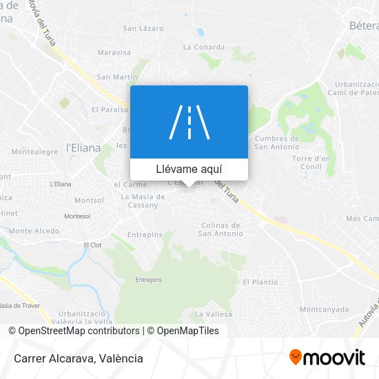 Mapa Carrer Alcarava
