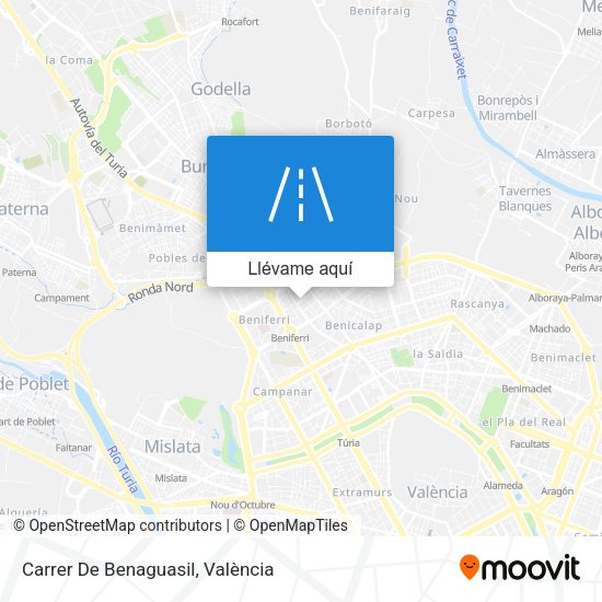 Mapa Carrer De Benaguasil
