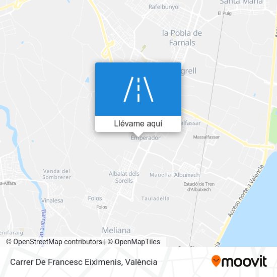 Mapa Carrer De Francesc Eiximenis