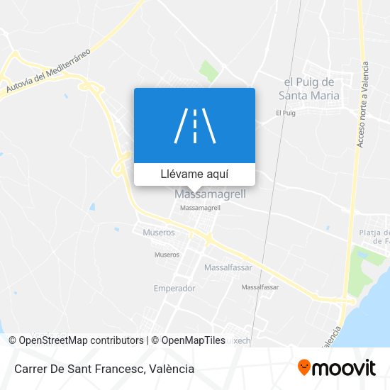 Mapa Carrer De Sant Francesc