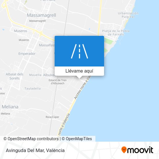 Mapa Avinguda Del Mar