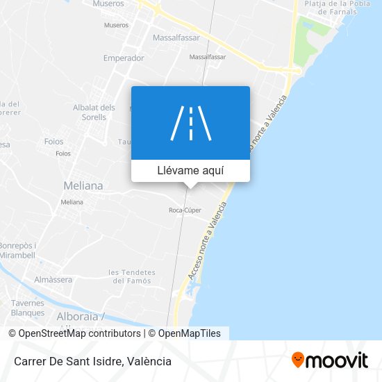 Mapa Carrer De Sant Isidre