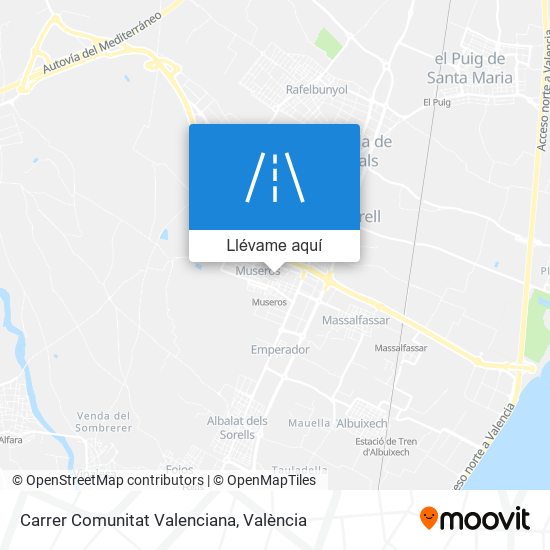 Mapa Carrer Comunitat Valenciana