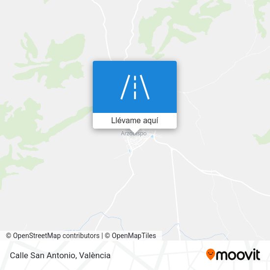 Mapa Calle San Antonio