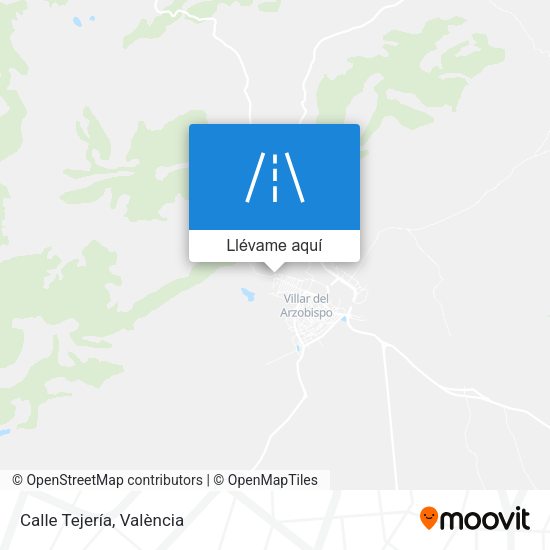 Mapa Calle Tejería