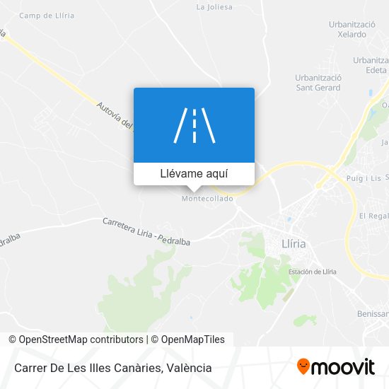 Mapa Carrer De Les Illes Canàries