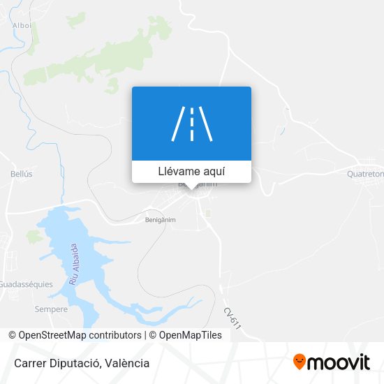Mapa Carrer Diputació