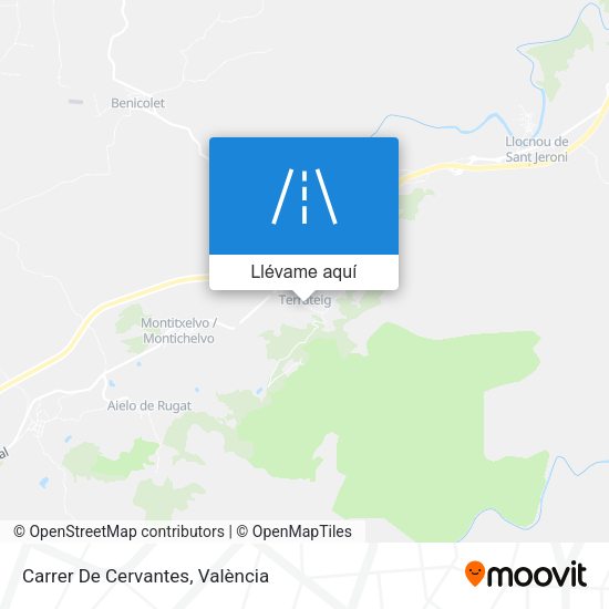 Mapa Carrer De Cervantes