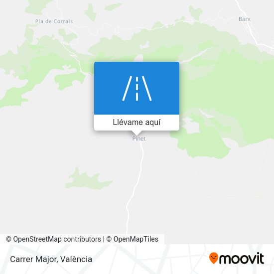 Mapa Carrer Major