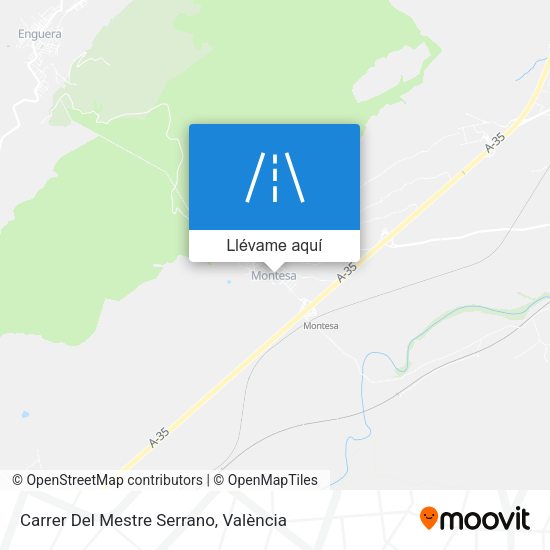 Mapa Carrer Del Mestre Serrano