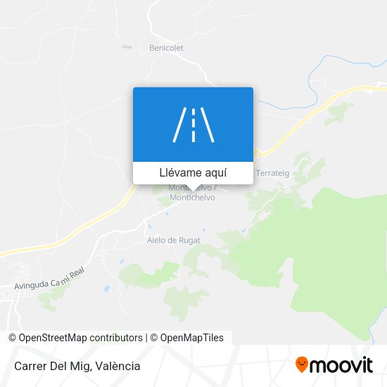 Mapa Carrer Del Mig