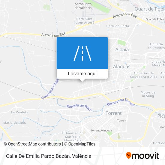 Mapa Calle De Emilia Pardo Bazán