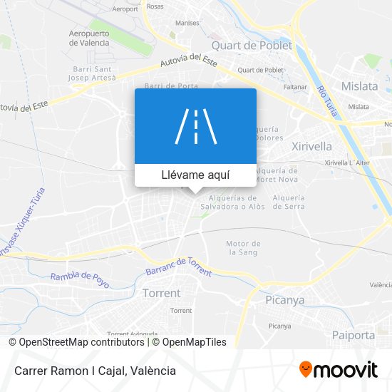 Mapa Carrer Ramon I Cajal