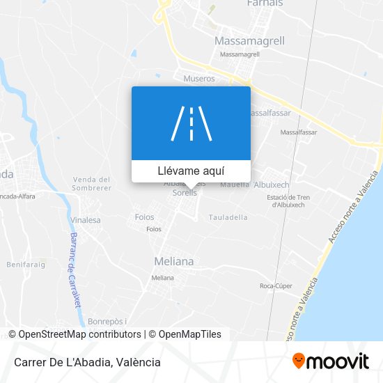 Mapa Carrer De L'Abadia