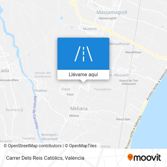 Mapa Carrer Dels Reis Catòlics