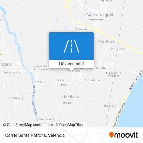 Mapa Carrer Sants Patrons