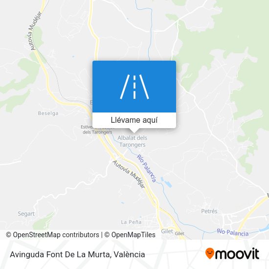 Mapa Avinguda Font De La Murta