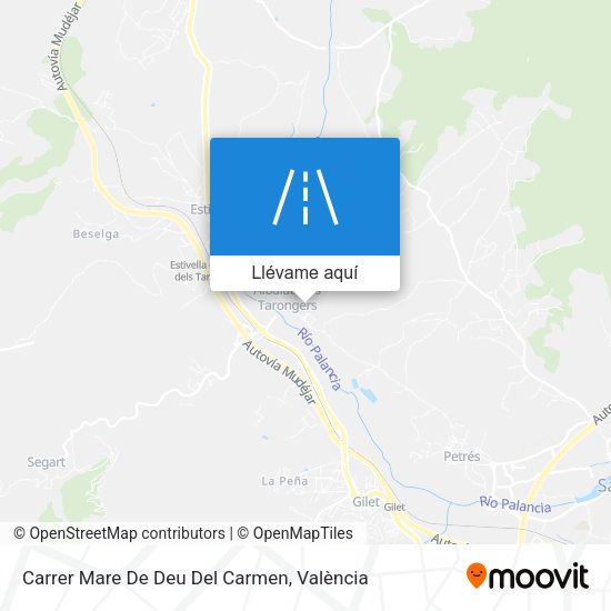 Mapa Carrer Mare De Deu Del Carmen