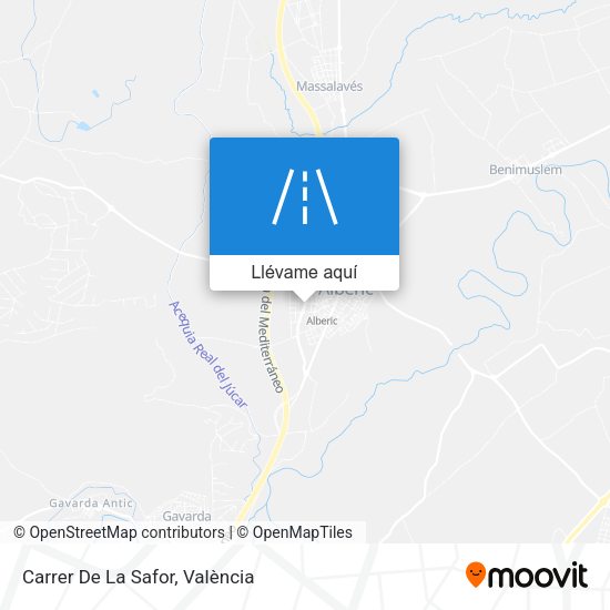 Mapa Carrer De La Safor