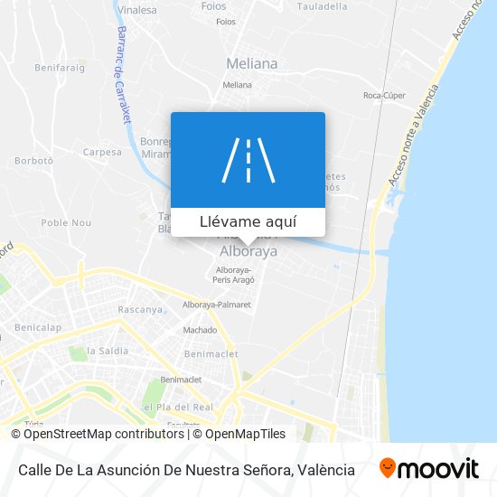 Mapa Calle De La Asunción De Nuestra Señora