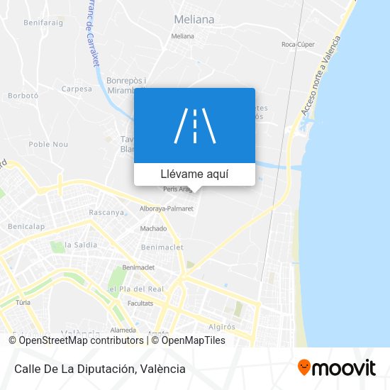 Mapa Calle De La Diputación
