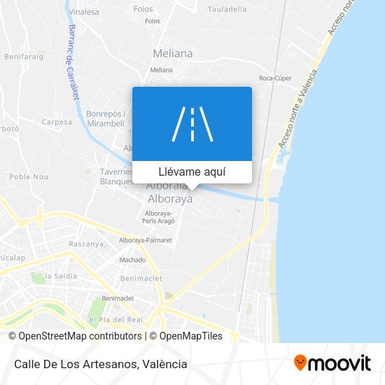 Mapa Calle De Los Artesanos