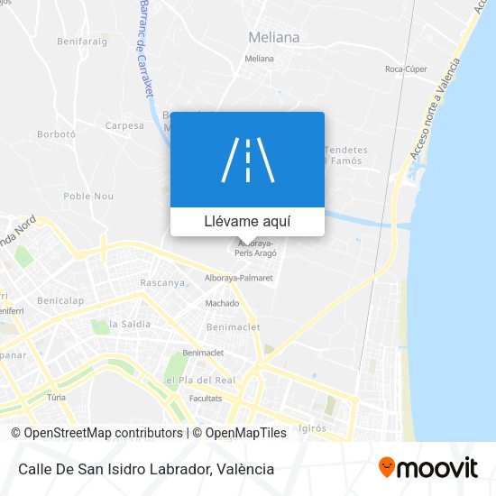 Mapa Calle De San Isidro Labrador