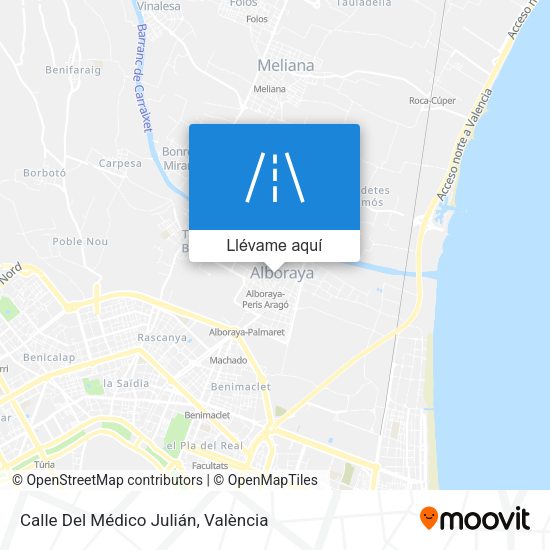 Mapa Calle Del Médico Julián
