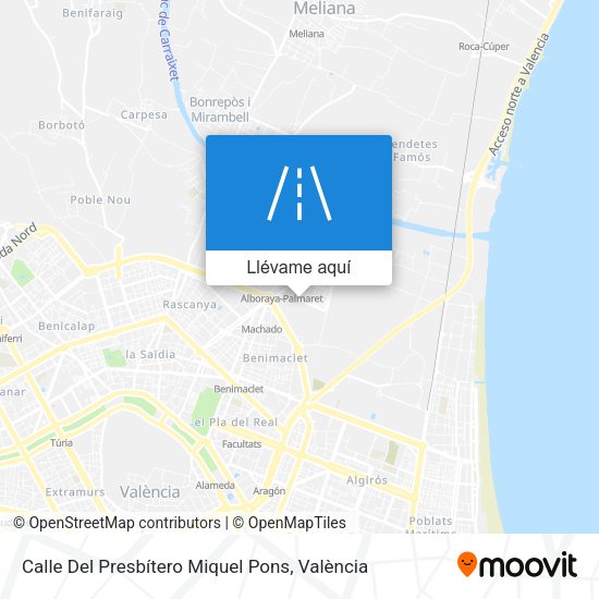Mapa Calle Del Presbítero Miquel Pons