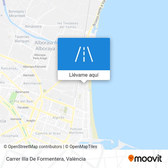 Mapa Carrer Illa De Formentera