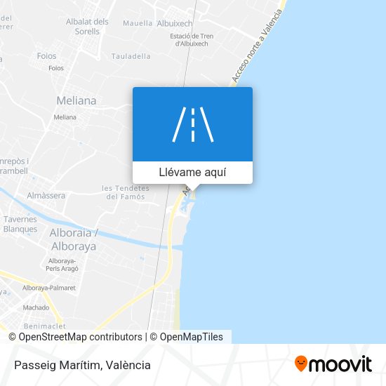 Mapa Passeig Marítim