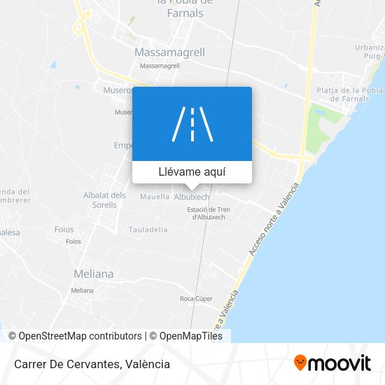 Mapa Carrer De Cervantes