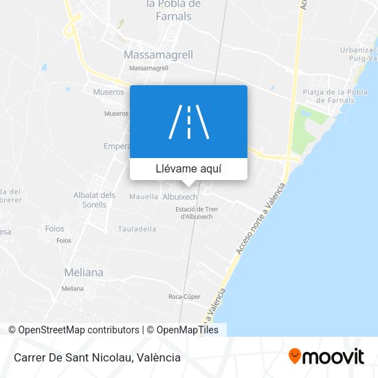 Mapa Carrer De Sant Nicolau