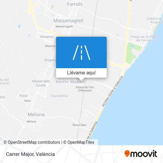 Mapa Carrer Major