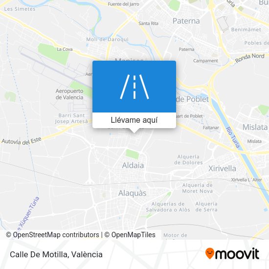 Mapa Calle De Motilla