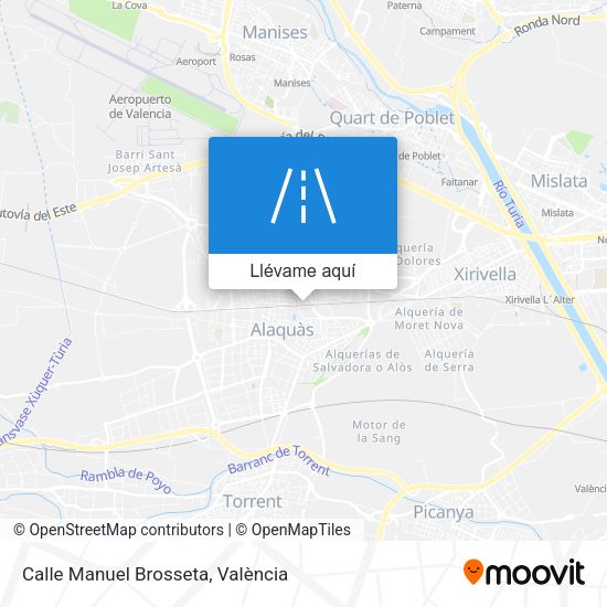 Mapa Calle Manuel Brosseta