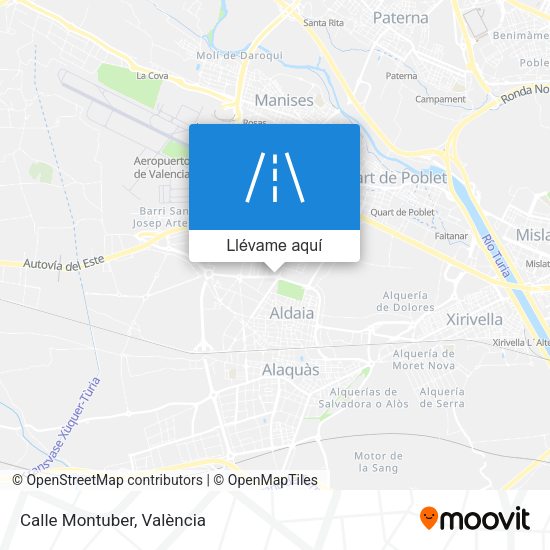 Mapa Calle Montuber