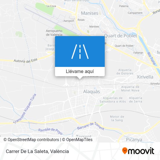Mapa Carrer De La Saleta