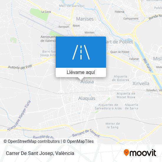 Mapa Carrer De Sant Josep