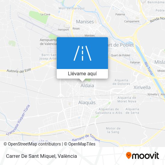 Mapa Carrer De Sant Miquel