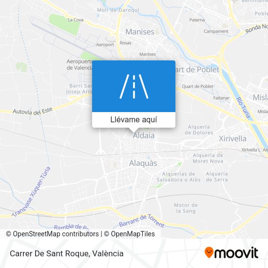 Mapa Carrer De Sant Roque